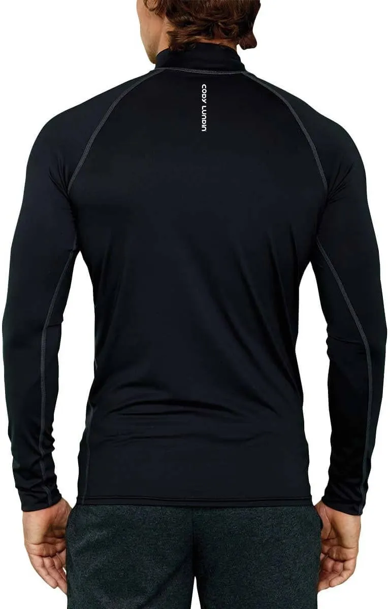 Men's Compression Long Sleeves Gym Running Casual Lightweight Long Sleeves Comfortable Skinny Shirt Outdoor Sports