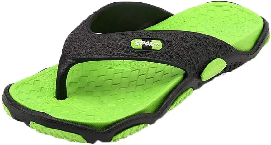 Men's Flip-Flops Fashion Spliced ​​Soft Soled Flip Flops Casual Outdoor Beach