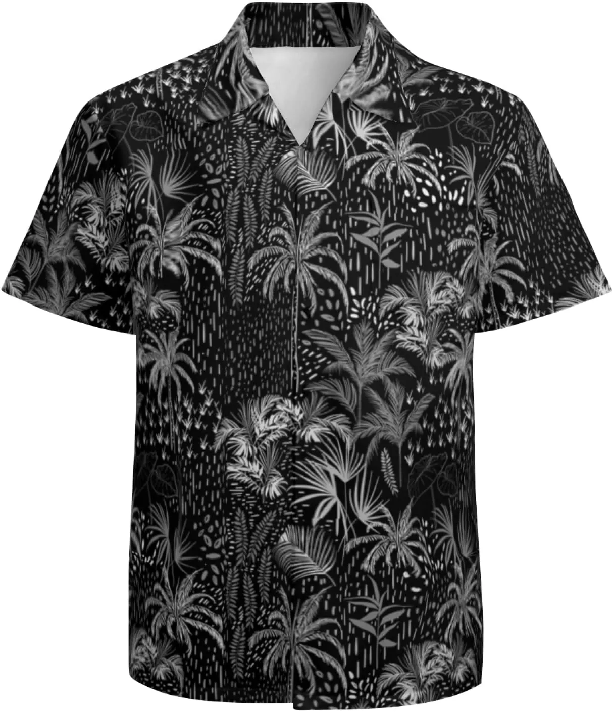 Mens Hawaiian Shirts Short Sleeve Button Up Beach Shirts