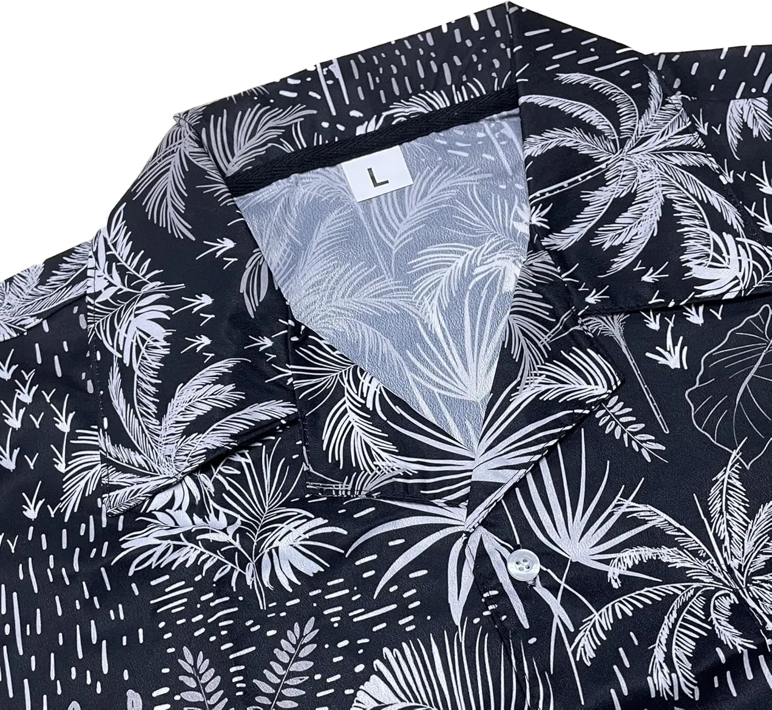 Mens Hawaiian Shirts Short Sleeve Button Up Beach Shirts