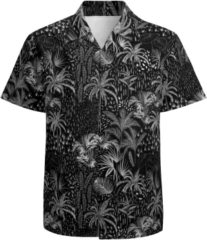 Mens Hawaiian Shirts Short Sleeve Button Up Beach Shirts