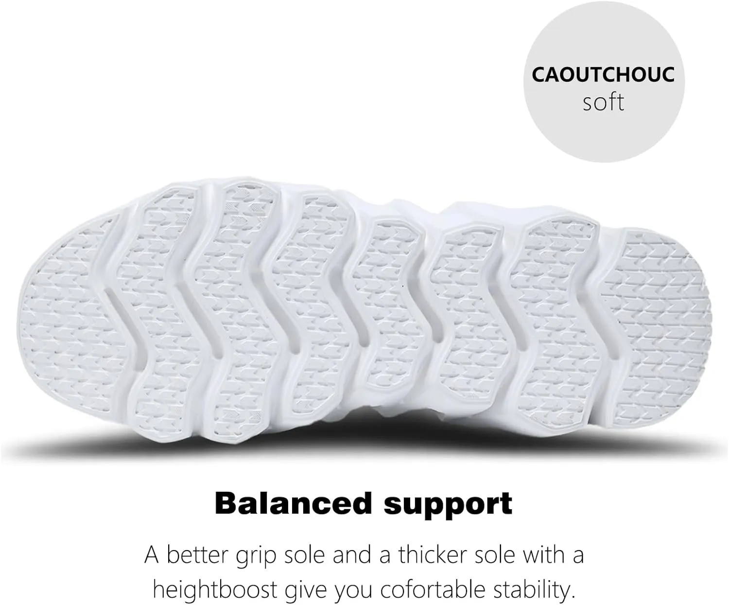 Men's Lightweight Walking Sneakers - Breathable Cushioning Gym Shoes Slip-Resistant Athletic Shoes for Running