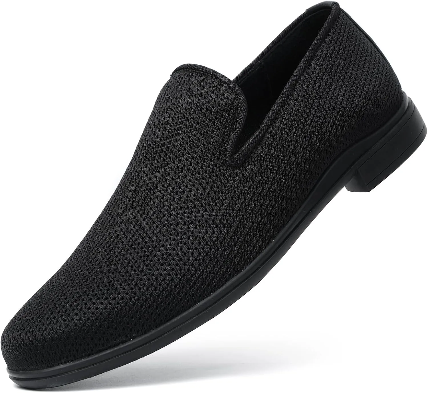 Mens Loafers Slip-on Dress Shoes Mesh Casual Oxford Shoes Classic Business Tuxedo Shoes Fashion Lightweight and Breathable