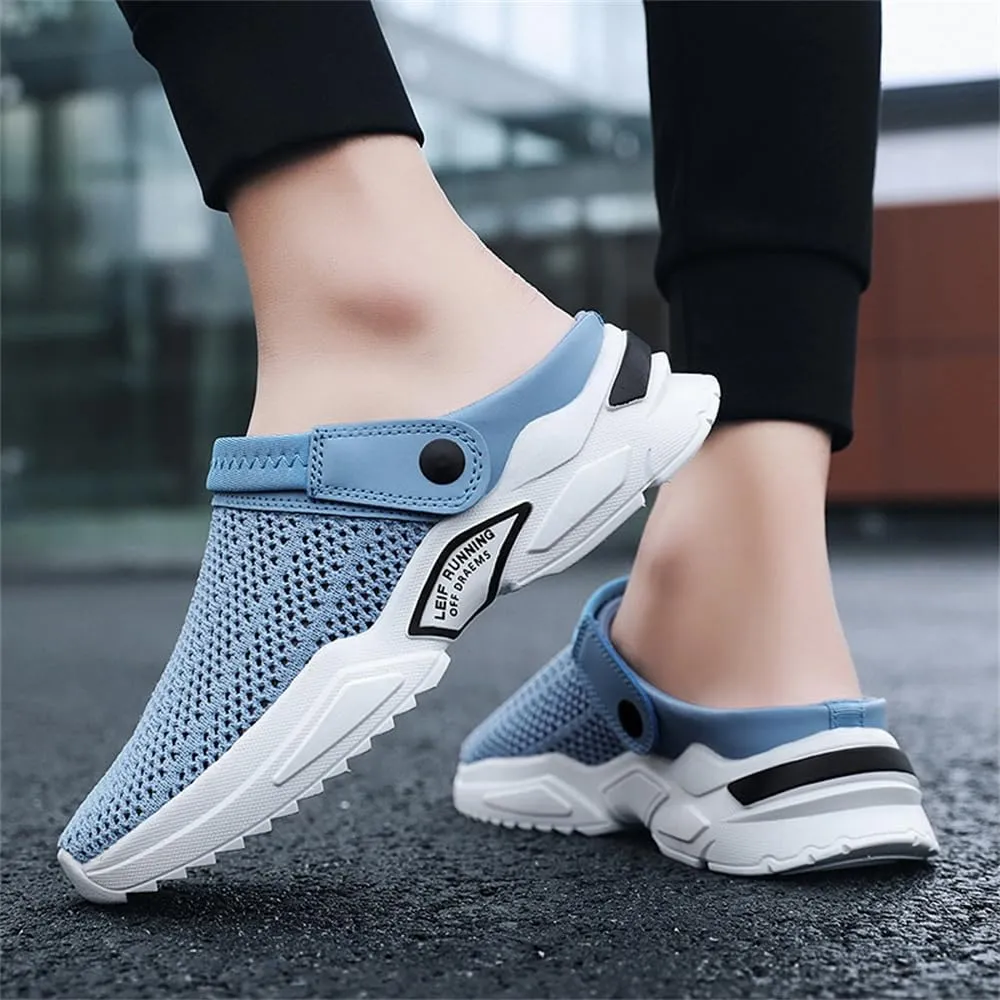 Men's Orthopedic Hollow-Out Summer Sandals, Mesh Shoes Sandals Mens, Orthopedic Sandals with Arch Support, Black