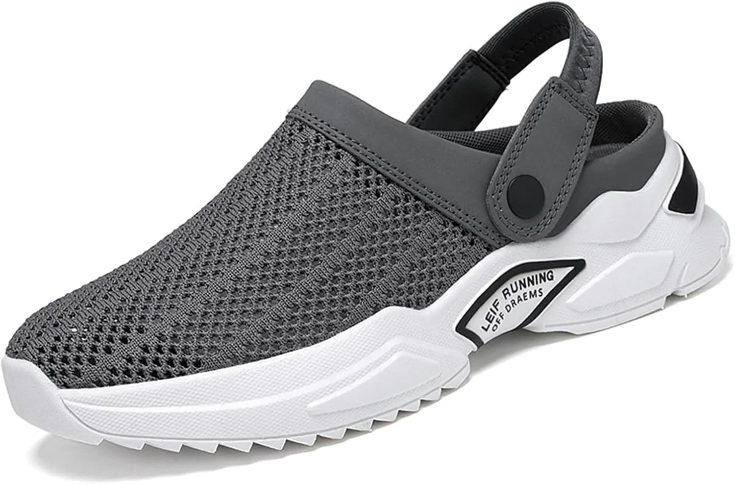 Men's Orthopedic Hollow-Out Summer Sandals, Mesh Shoes Sandals Mens, Orthopedic Sandals with Arch Support, Black