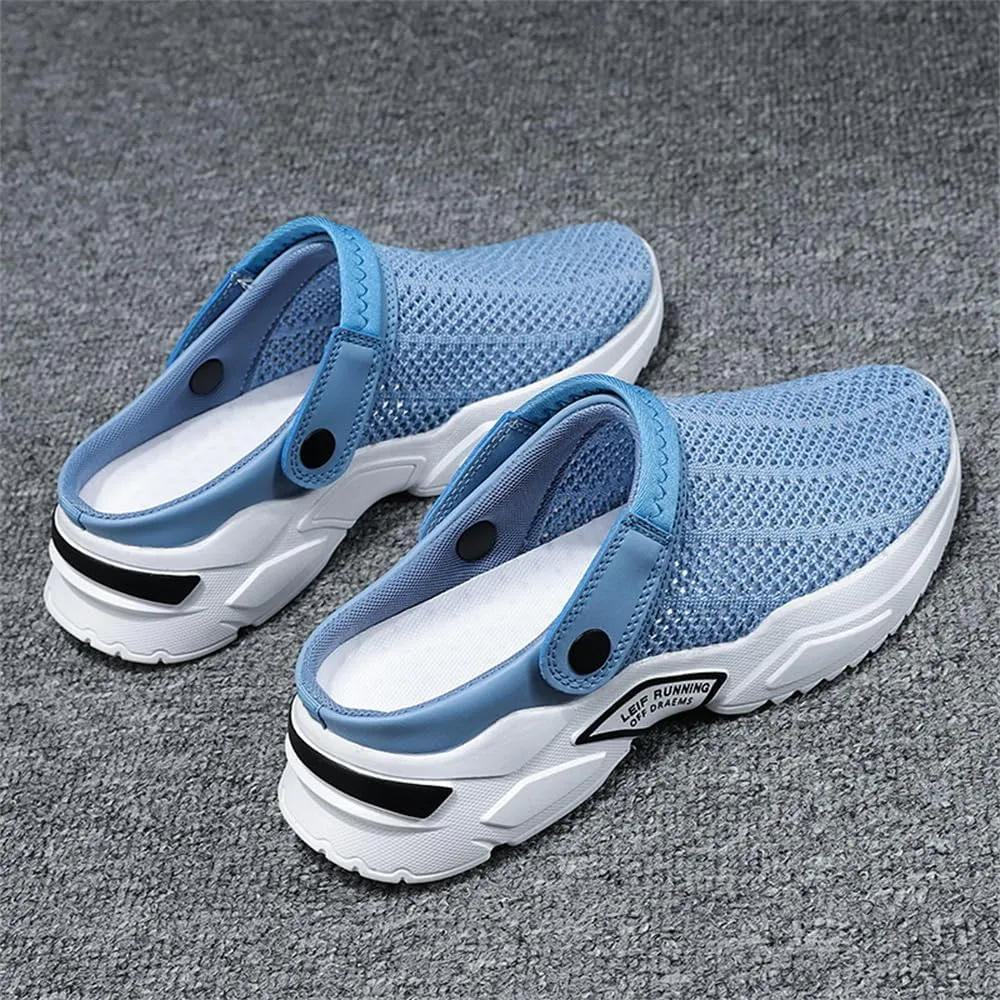 Men's Orthopedic Hollow-Out Summer Sandals, Mesh Shoes Sandals Mens, Orthopedic Sandals with Arch Support, Black