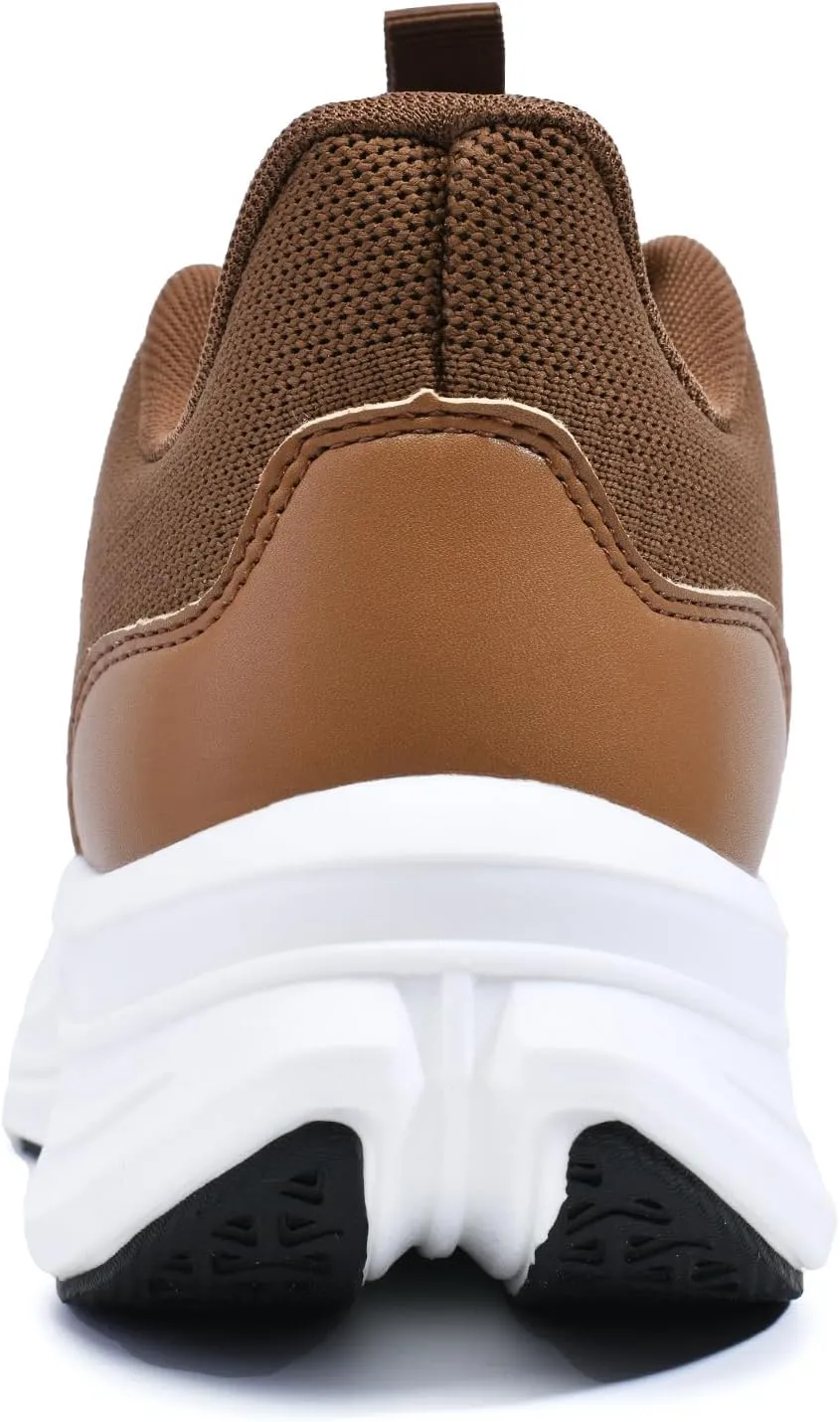Men's Slip On Walking Shoes Comfortable Tennis Breathable Mesh Work Shoes Athletic Gym Non Slip Running Workout Training Fashion Sneakers