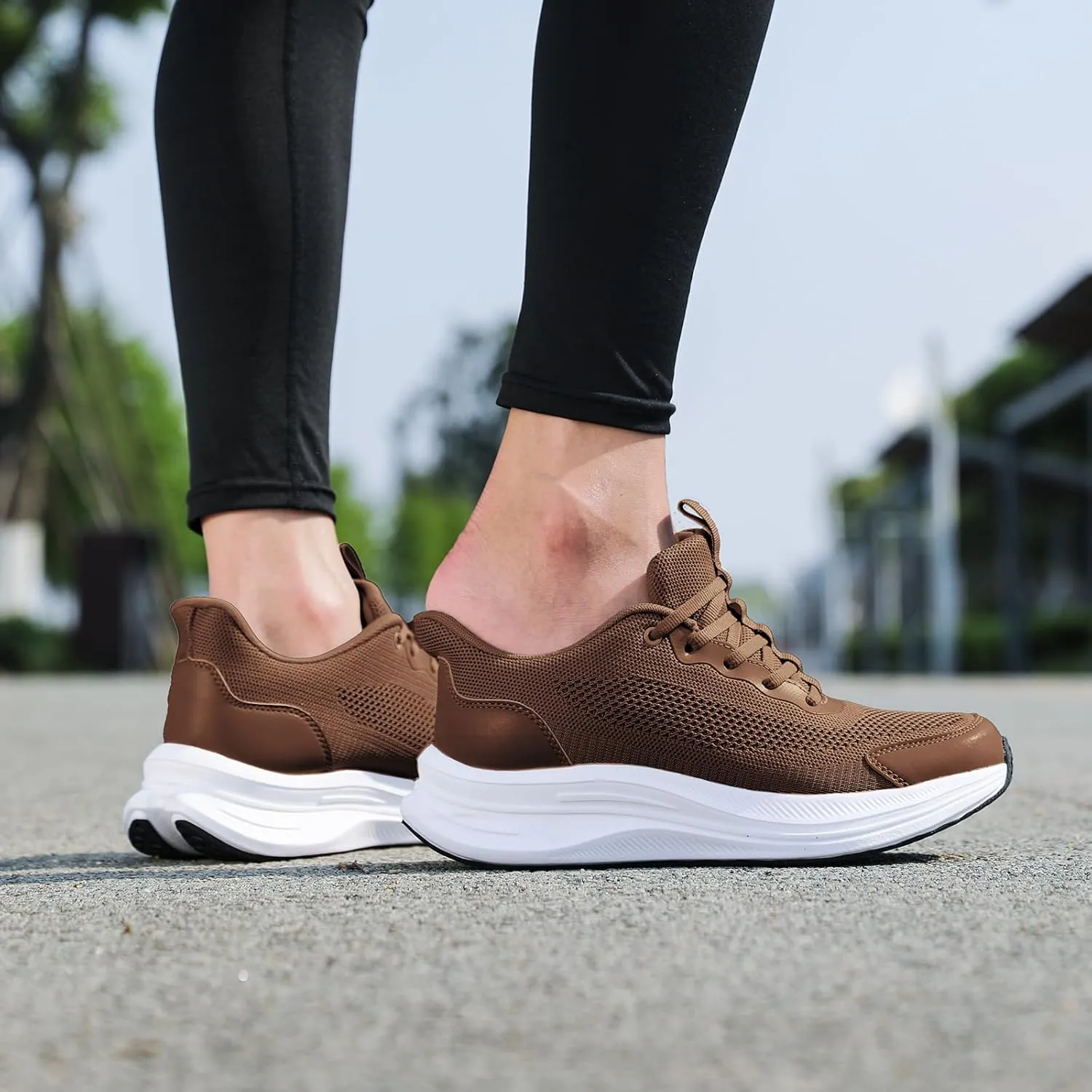 Men's Slip On Walking Shoes Comfortable Tennis Breathable Mesh Work Shoes Athletic Gym Non Slip Running Workout Training Fashion Sneakers