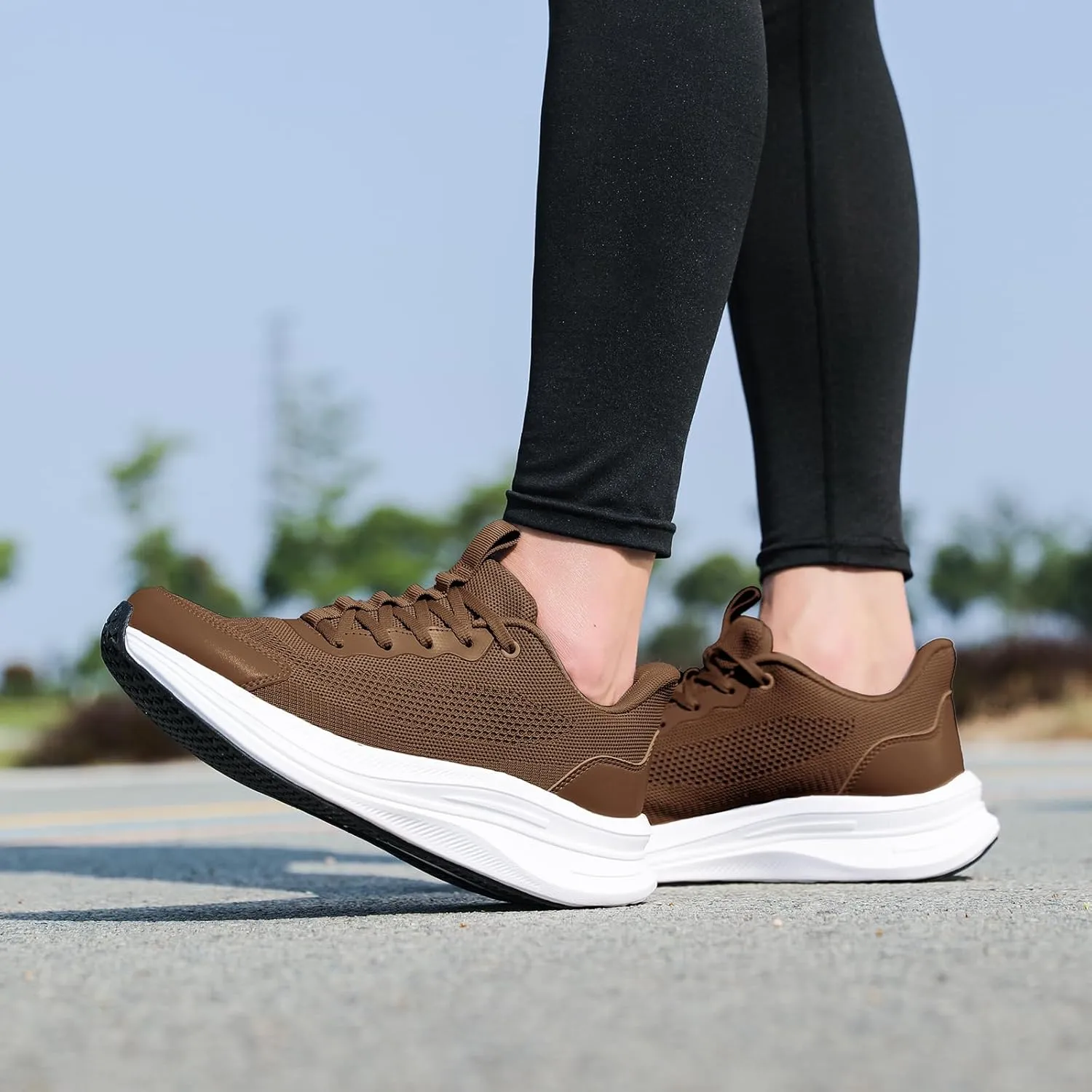 Men's Slip On Walking Shoes Comfortable Tennis Breathable Mesh Work Shoes Athletic Gym Non Slip Running Workout Training Fashion Sneakers