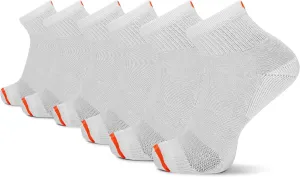 Merrell Men's and Women's Cushioned Cotton Socks-3 Pair Pack-Unisex Breathable Mesh Comfort Zones