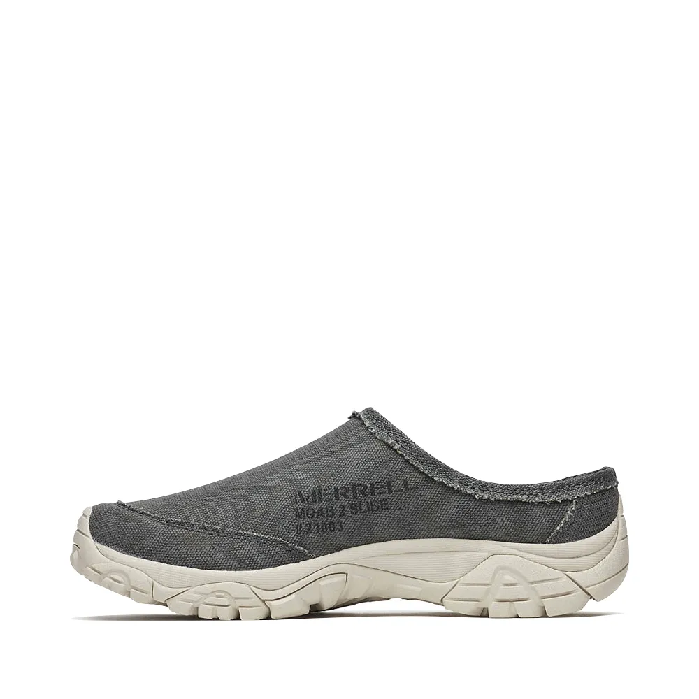 Merrell Men's Moab 2 Slide Canvas 1TRL Clog in Alloy