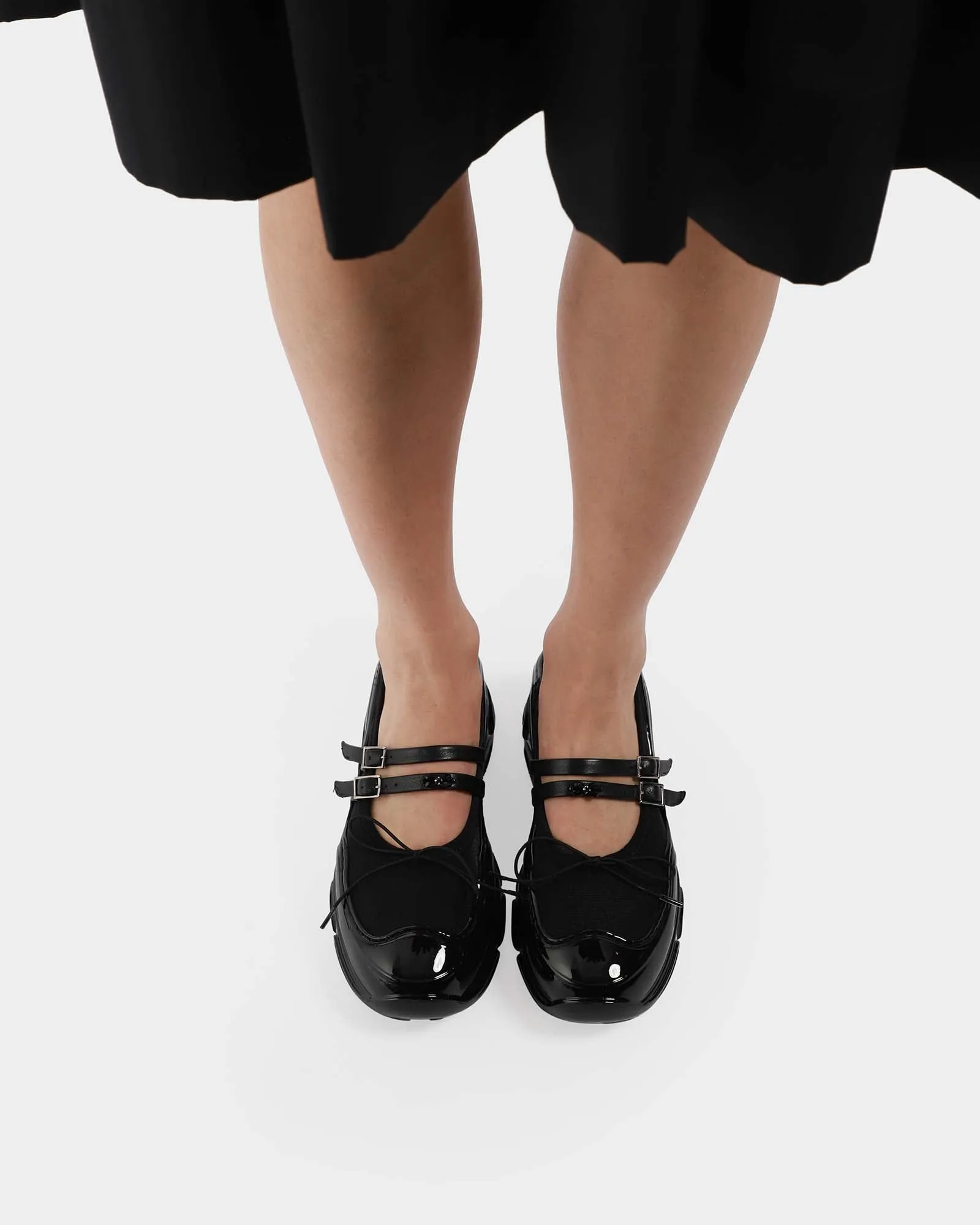 Mesh Ballerina Flats