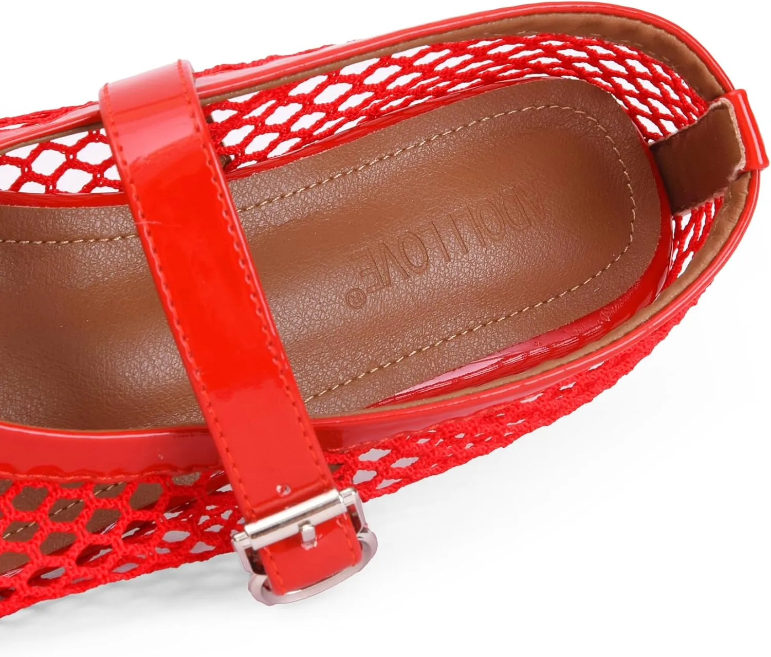 Mesh Ballet Flats for Women Comfort Work Flats for Women Office Dressy Wedding Mesh Mary Jane Flats