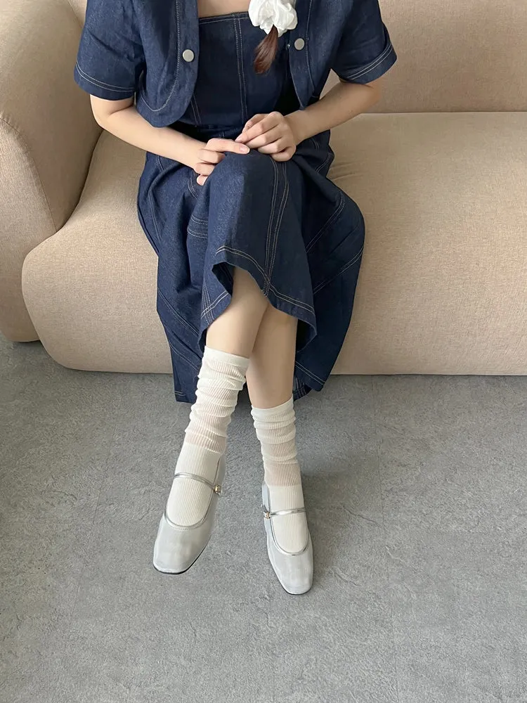 Mesh Flat Shoes