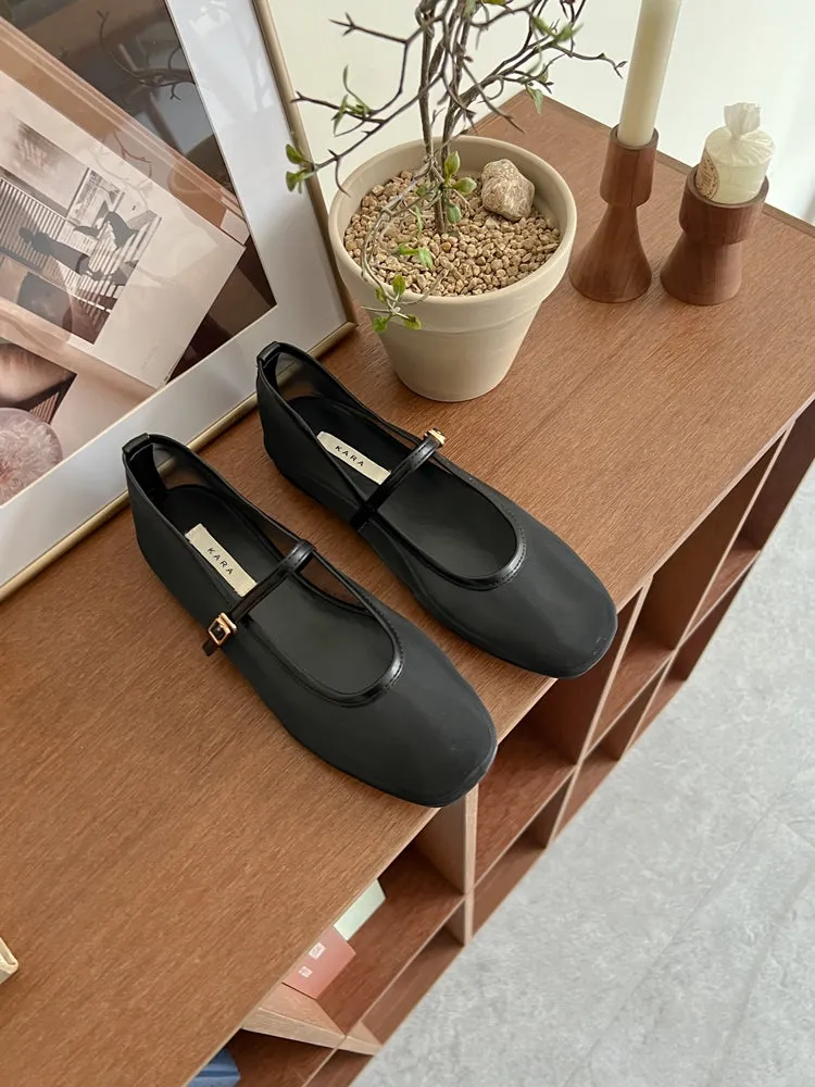 Mesh Flat Shoes