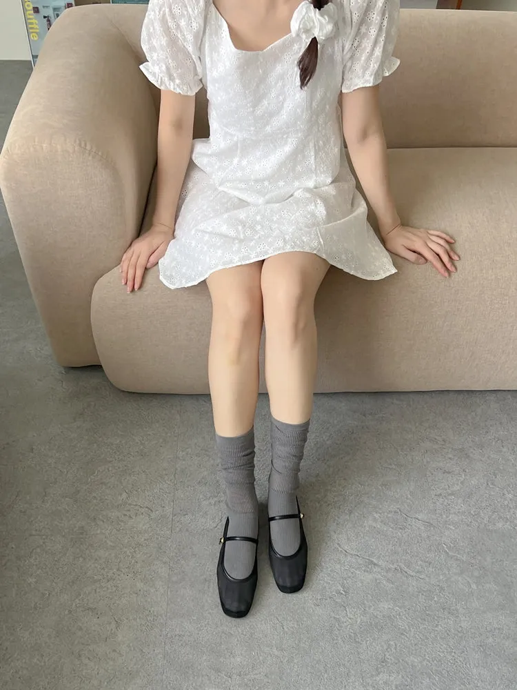 Mesh Flat Shoes