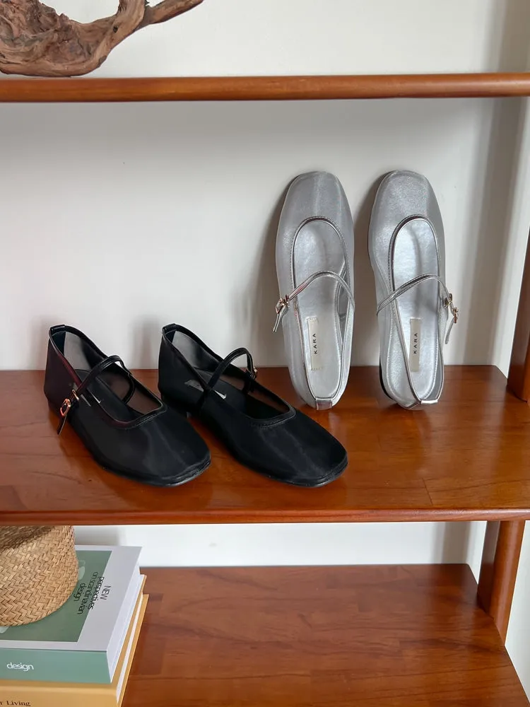 Mesh Flat Shoes
