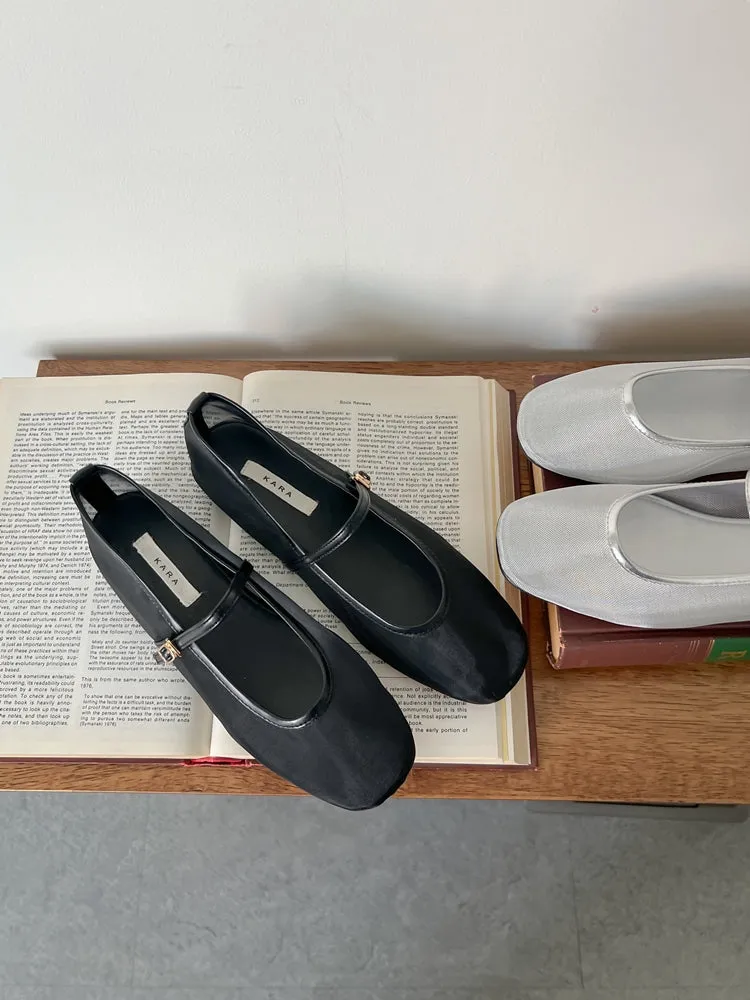Mesh Flat Shoes