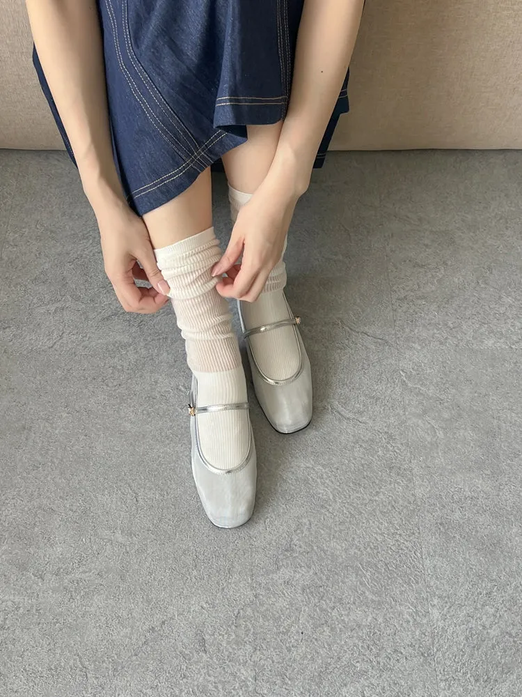 Mesh Flat Shoes