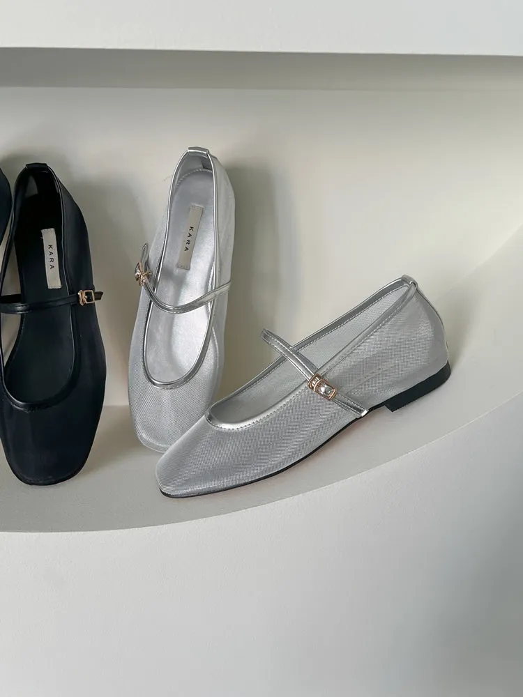 Mesh Flat Shoes