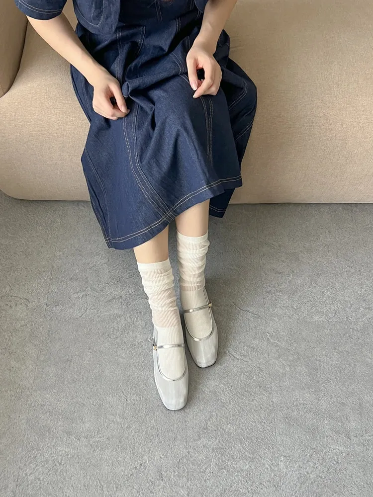 Mesh Flat Shoes
