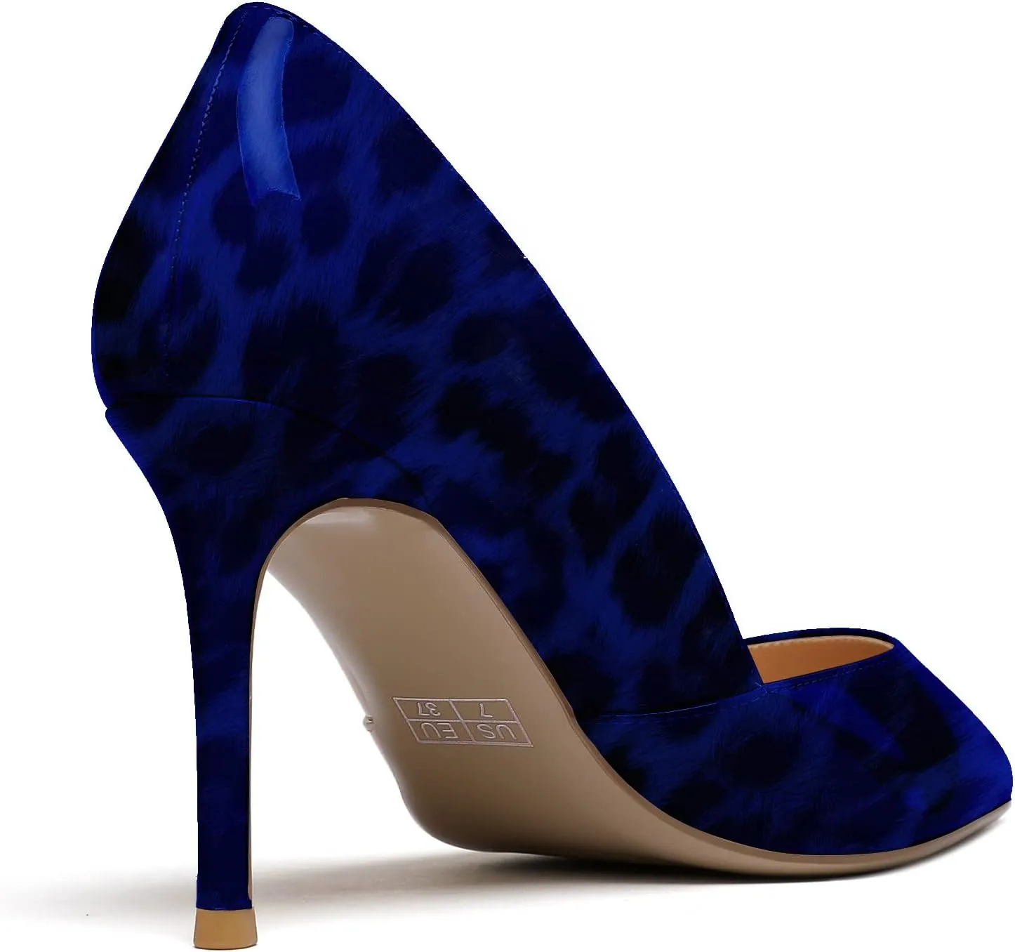 Mettesally Womens Elegant Pointy Toe High Heels Pumps D'Orsay Slip On Stilettos Heeled Party Dress Shoes