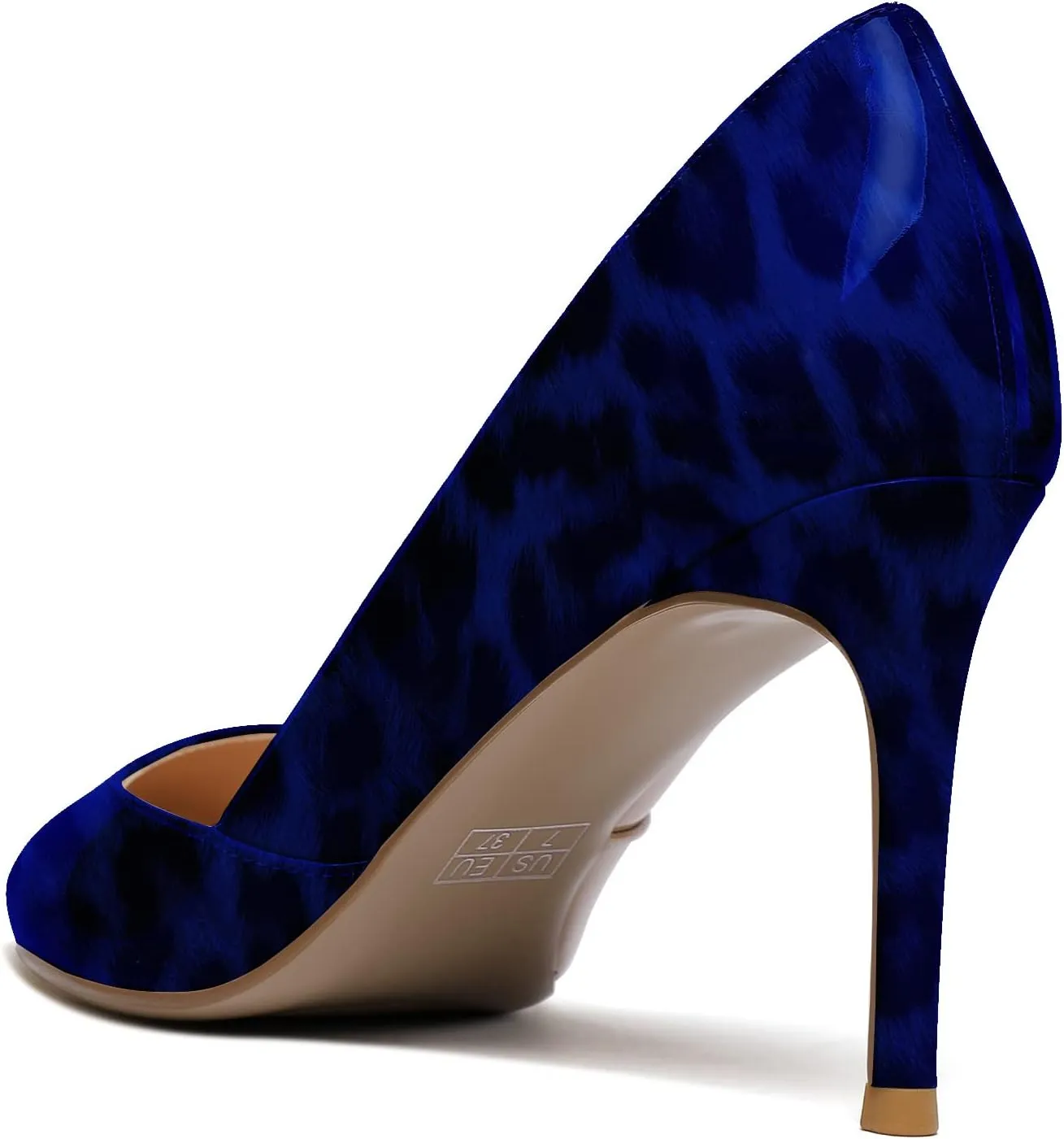 Mettesally Womens Elegant Pointy Toe High Heels Pumps D'Orsay Slip On Stilettos Heeled Party Dress Shoes