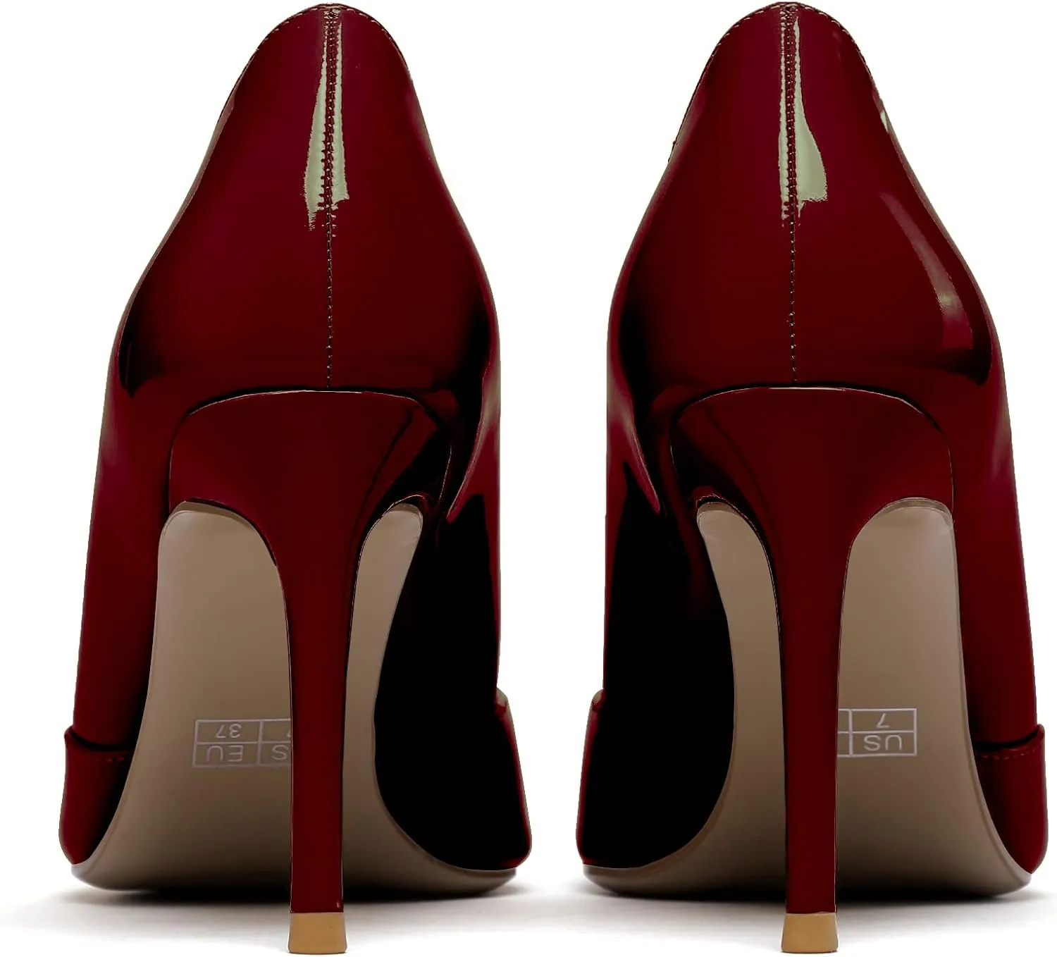Mettesally Womens Elegant Pointy Toe High Heels Pumps D'Orsay Slip On Stilettos Heeled Party Dress Shoes