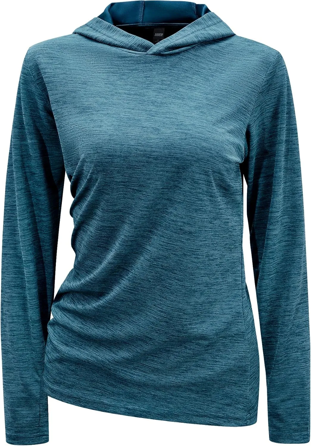 MIER Women's Long Sleeve Workout Shirts Sun Protection Hoodie UPF 50  UV Shirt for Fishing Hiking Running, Lightweight