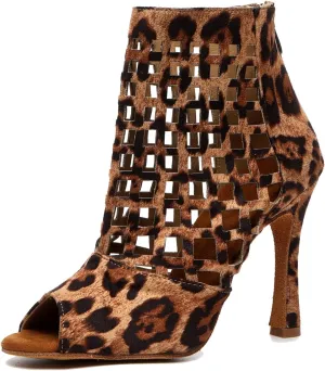Minishion Ankle Dancing Heels Peep Toe Club Party Ankle Sandals Shoes