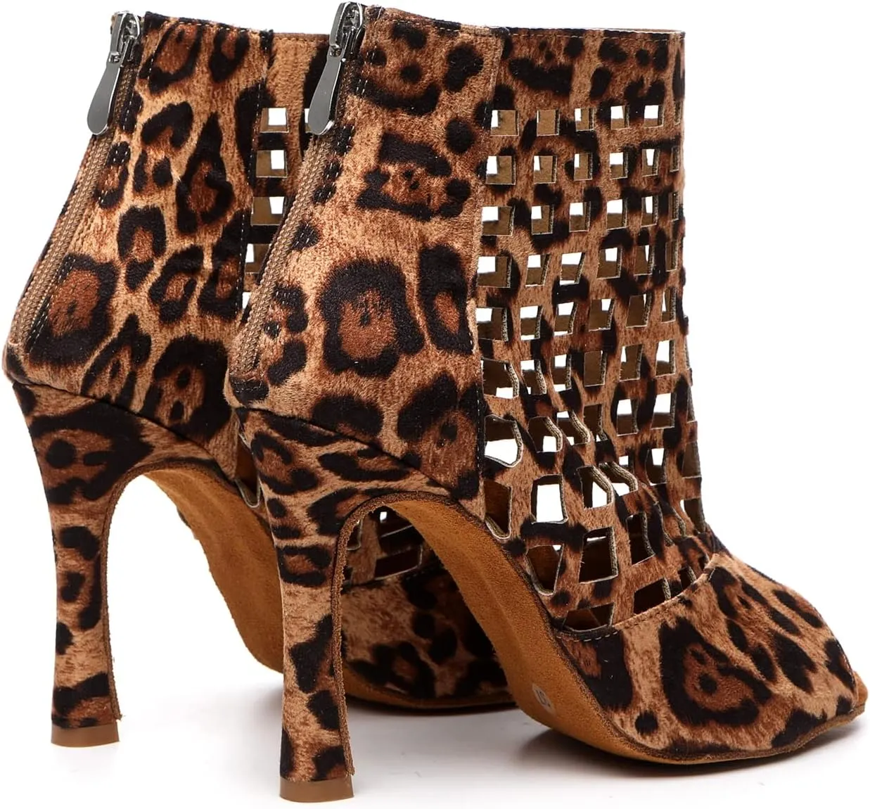 Minishion Ankle Dancing Heels Peep Toe Club Party Ankle Sandals Shoes
