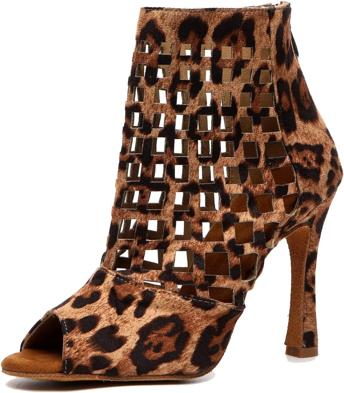 Minishion Ankle Dancing Heels Peep Toe Club Party Ankle Sandals Shoes