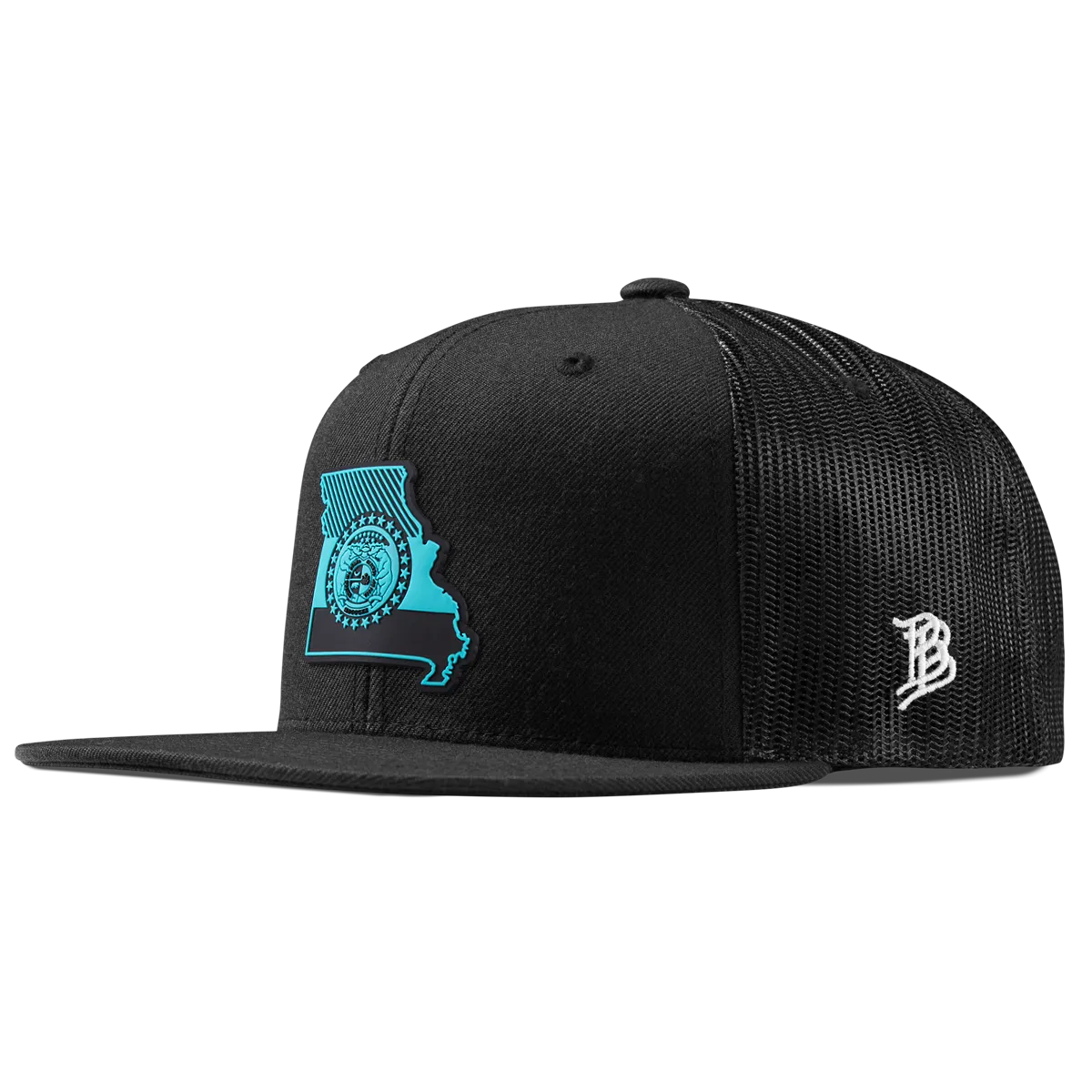Missouri Turquoise Flat Trucker