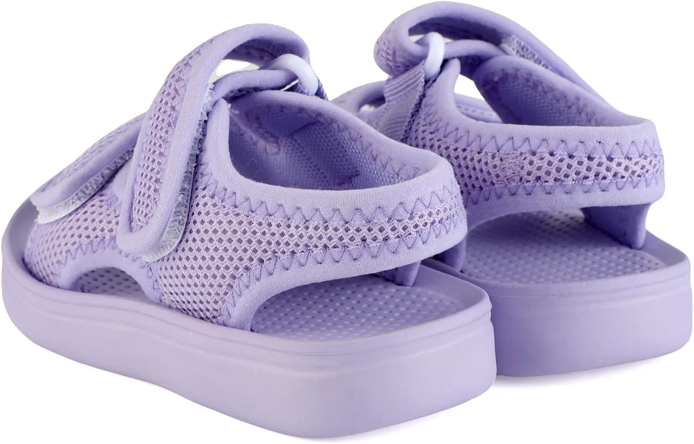 MK MATT KEELY Unisex Kids Summer Slide Sandals Baby Comfort Anti-Slip Open Toe Adjustable Walking Beach Shower Shoes for Boys Girls