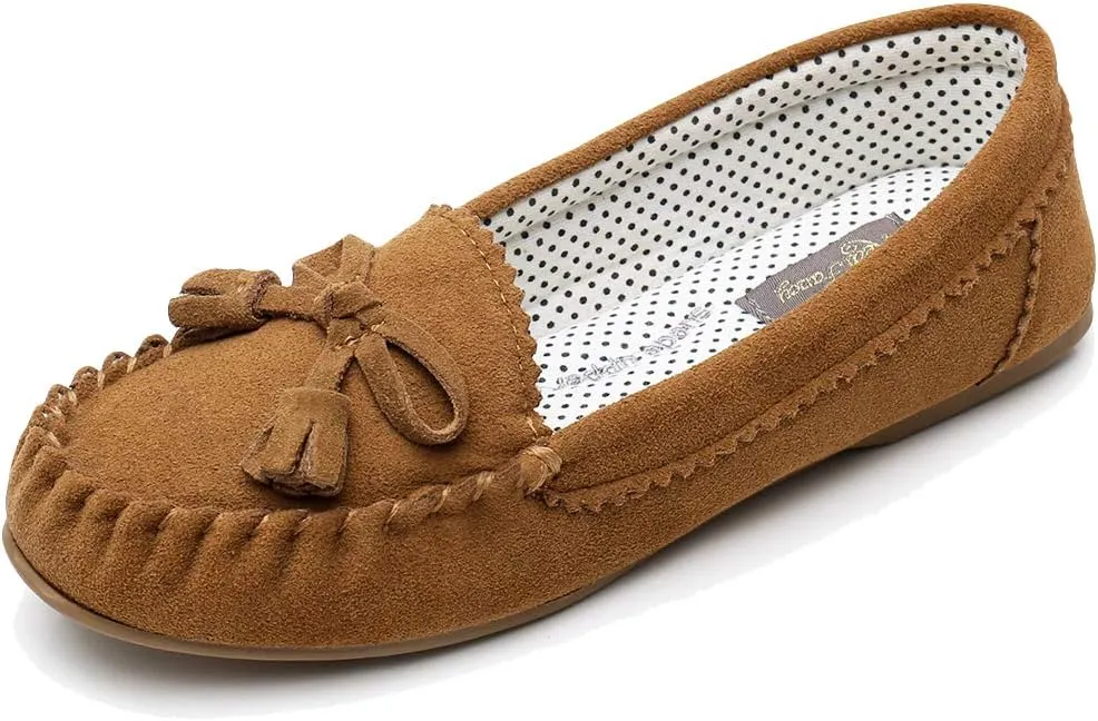 Moccasin Slippers for Women Flat Casual Comfortable Loafer Shoes Womens Moccasin Slippers Spring Driving Moccasins Shoes