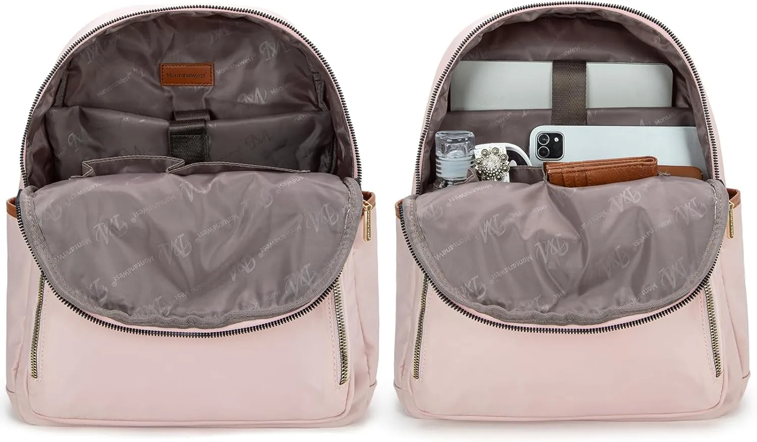 Montana West Medium Backpack for Women Lightweight Backpack Purse Casual Daypack for 13-Inche Laptop