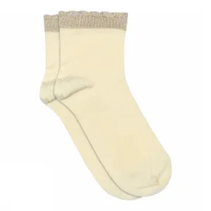 MP Denmark - Ginny Short Socks Ecru