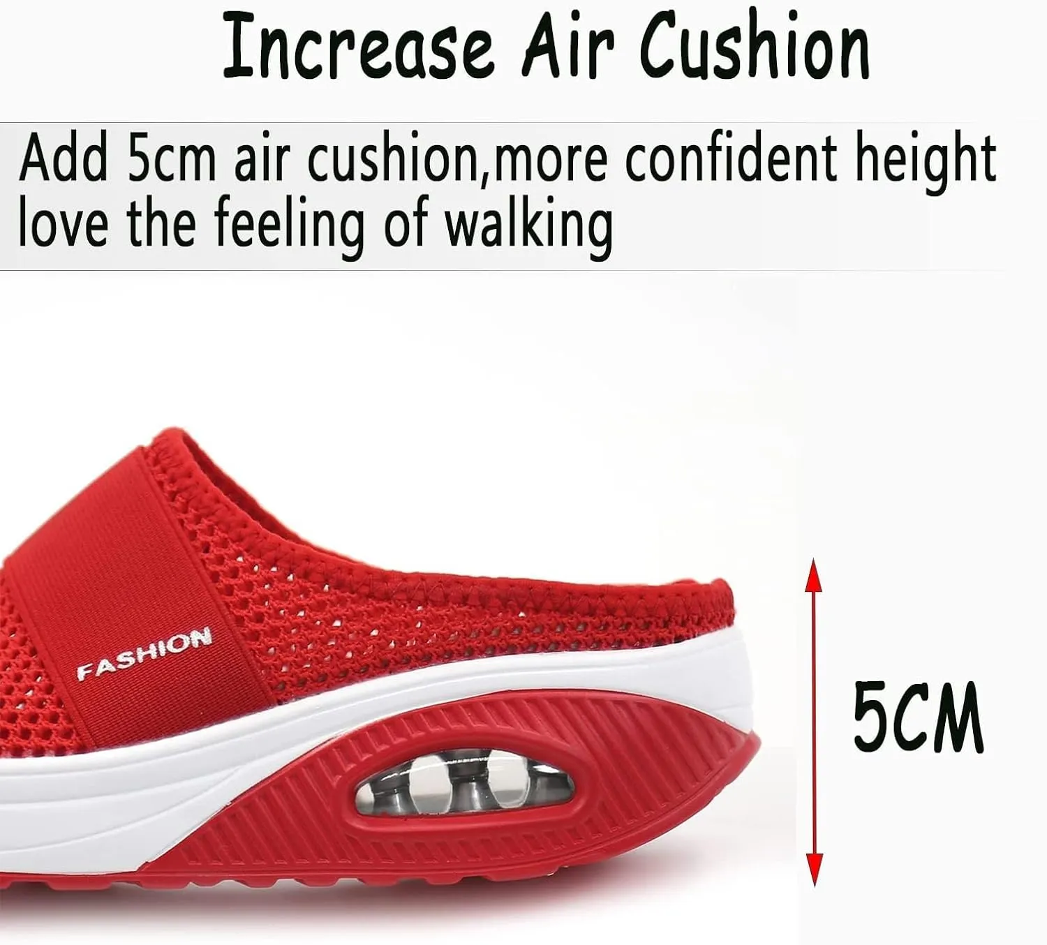 Mules for Women Breathable Mesh Walking Mules Sneakers Arch Support Slippers Outdoor Casual Non Slip Orthopedic Sneakers Slip-On Open Back Mule Platform Wedge Closed Toe Shoes