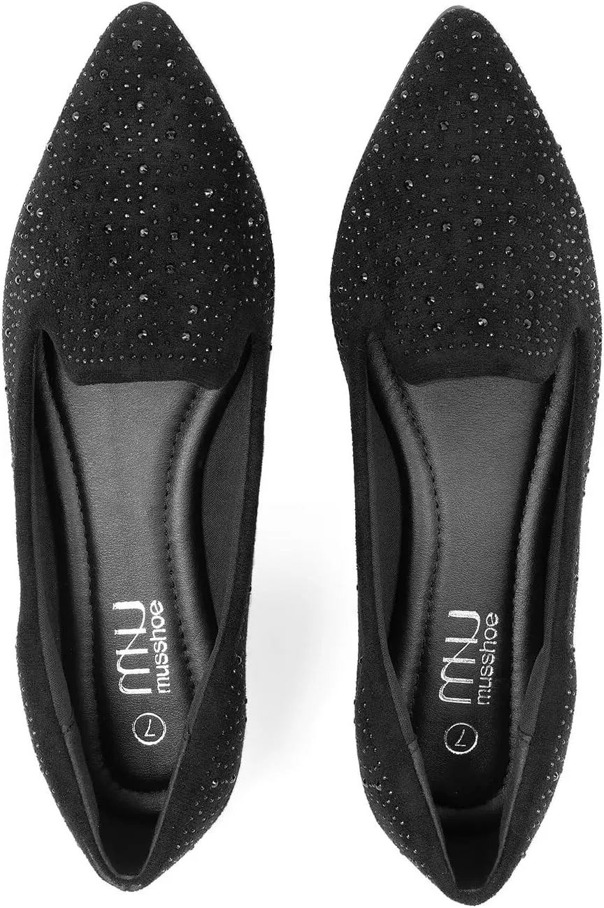 MUSSHOE Flat Shoes Women Comfortable Slip on Women's Flats