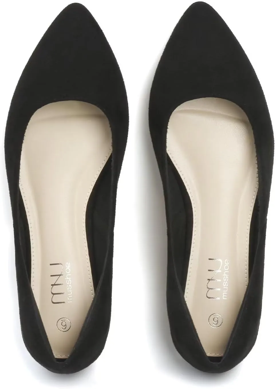 MUSSHOE Flats Shoes Women Pointed Toe Flats for Women Elegant Women's Flats