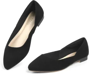 MUSSHOE Flats Shoes Women Pointed Toe Flats for Women Elegant Women's Flats
