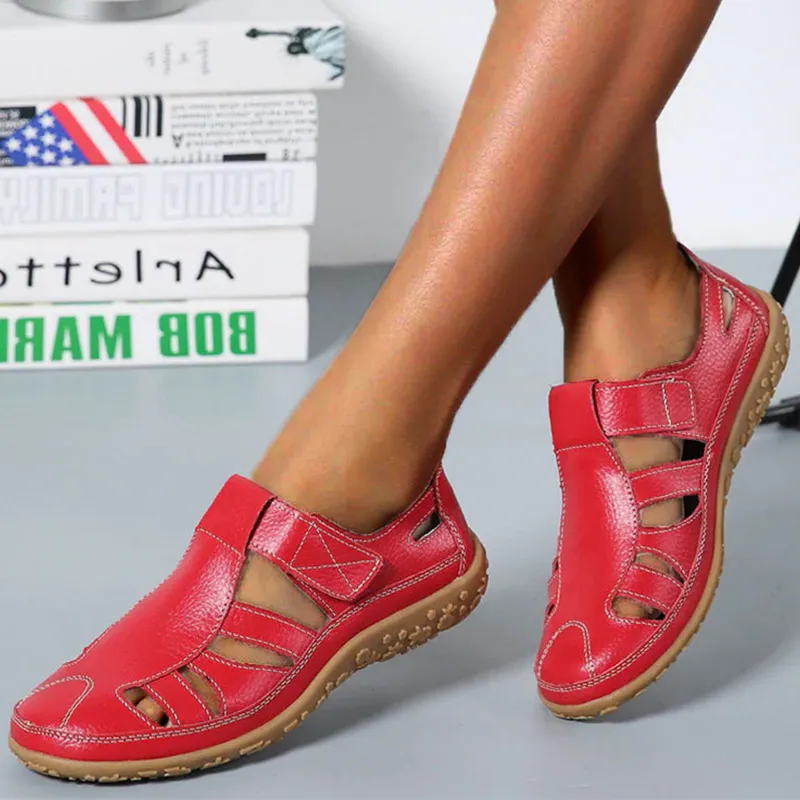 Nanccy Comfortable Soft Sole Velcro Casual Shoes