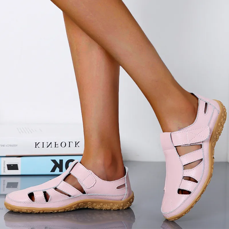 Nanccy Comfortable Soft Sole Velcro Casual Shoes