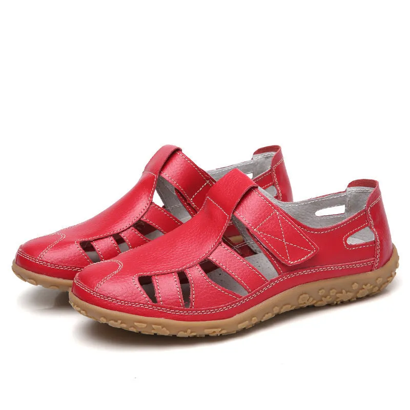 Nanccy Comfortable Soft Sole Velcro Casual Shoes