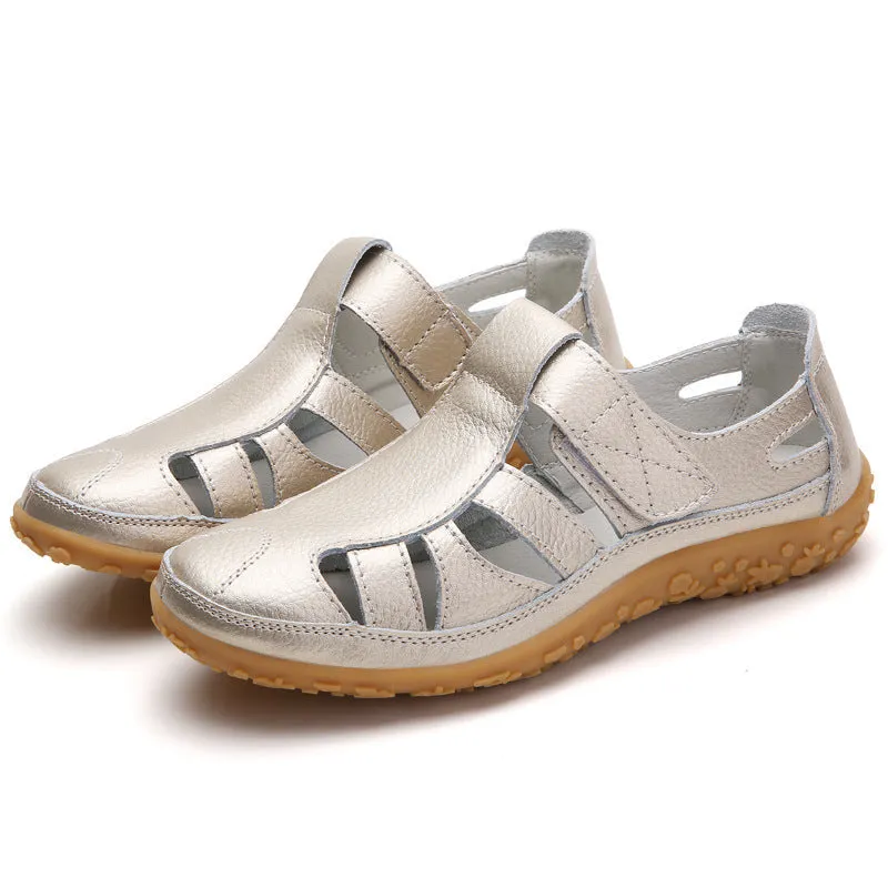 Nanccy Comfortable Soft Sole Velcro Casual Shoes