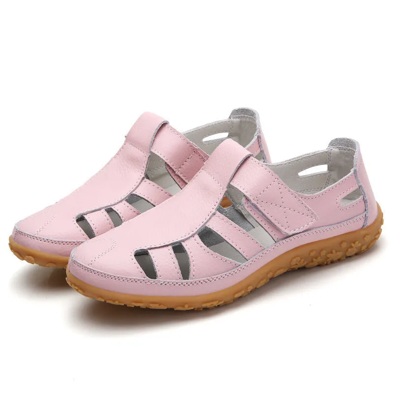 Nanccy Comfortable Soft Sole Velcro Casual Shoes