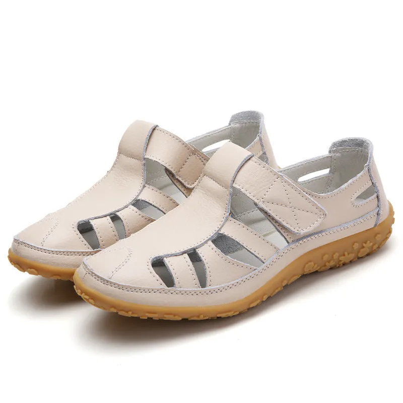 Nanccy Comfortable Soft Sole Velcro Casual Shoes