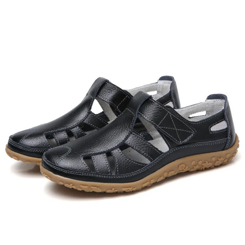 Nanccy Comfortable Soft Sole Velcro Casual Shoes