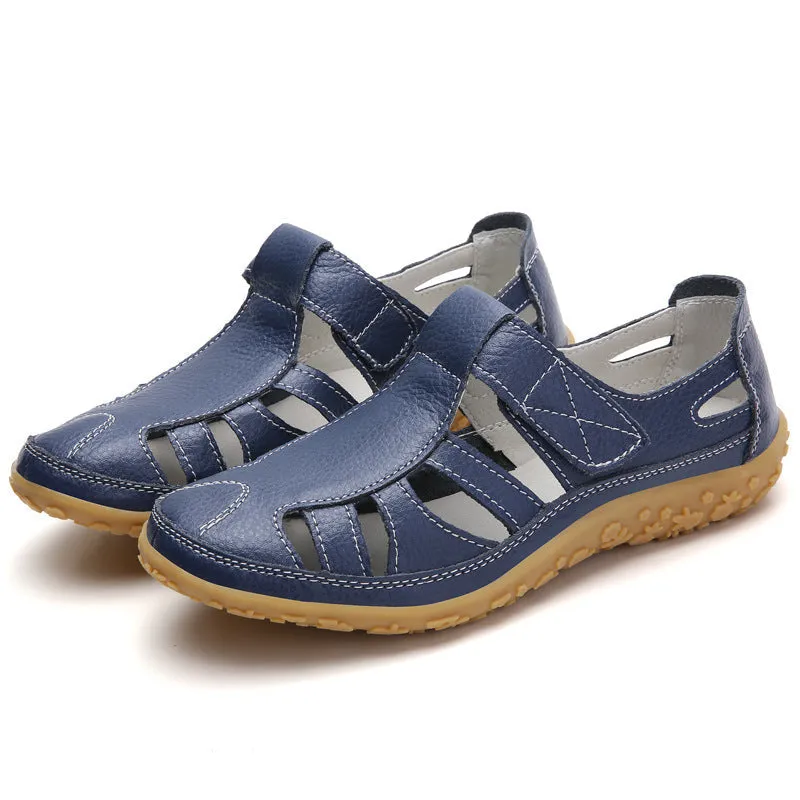 Nanccy Comfortable Soft Sole Velcro Casual Shoes