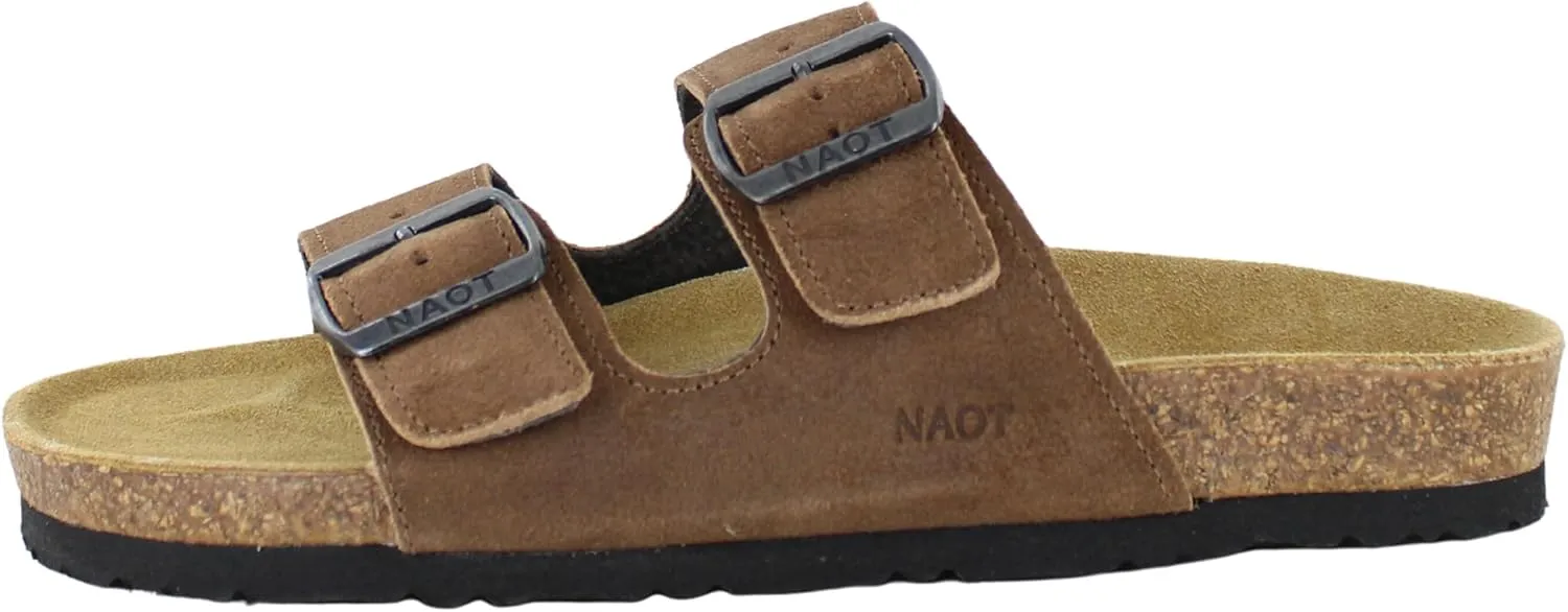 NAOT Footwear Santa Barbara Women's Slide with Cork Footbed and Arch Comfort and Support – Slip On- Lightweight and Perfect for Travel